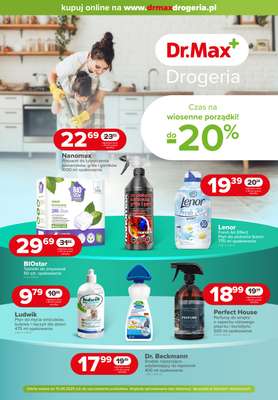 Dr.Max Drogeria - gazetka promocyjna Czas na wiosenne porządki do -20%! od piątku 04.04 do wtorku 15.04