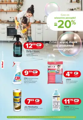 Dr.Max Drogeria - gazetka promocyjna Czas na wiosenne porządki do -20%! od piątku 04.04 do wtorku 15.04 - strona 6 Dr.Max Drogeria - gazetka promocyjna Czas na wiosenne porządki do -20%! od piątku 04.04 do wtorku 15.04 - strona 6