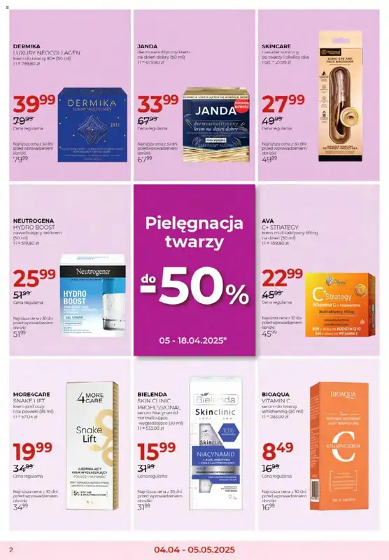 Drogerie Jawa - gazetka promocyjna Gazetka od piątku 04.04 do poniedziałku 05.05 - strona 2