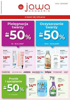 Drogerie Jawa - gazetka promocyjna Gazetka od piątku 04.04 do poniedziałku 05.05