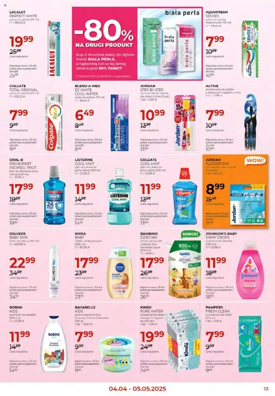 Drogerie Jawa - gazetka promocyjna Gazetka od piątku 04.04 do poniedziałku 05.05 - strona 12