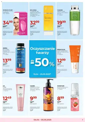 Drogerie Jawa - gazetka promocyjna Gazetka od piątku 04.04 do poniedziałku 05.05 - strona 3