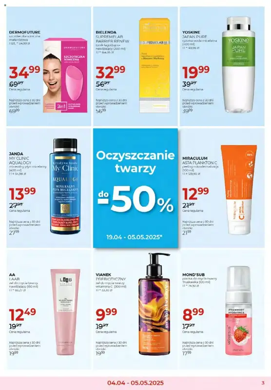 Drogerie Jawa - gazetka promocyjna Gazetka od piątku 04.04 do poniedziałku 05.05 - strona 3