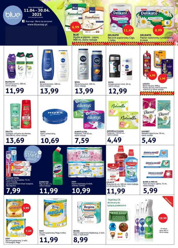 Blue Stop - gazetka promocyjna Gazetka od piątku 11.04 do środy 30.04
