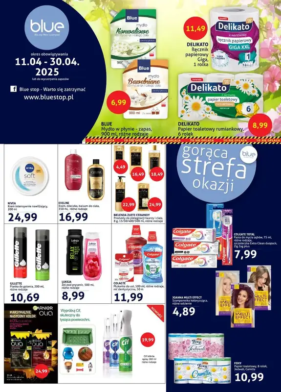 Blue Stop - gazetka promocyjna Gazetka od piątku 11.04 do środy 30.04