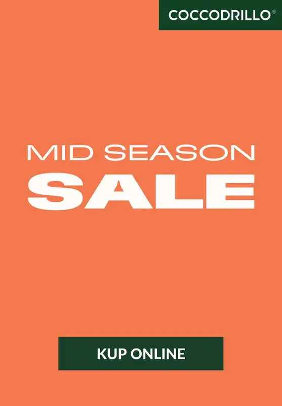 Coccodrillo - gazetka promocyjna Mid season Sale do -50% od poniedziałku 07.04 do środy 16.04