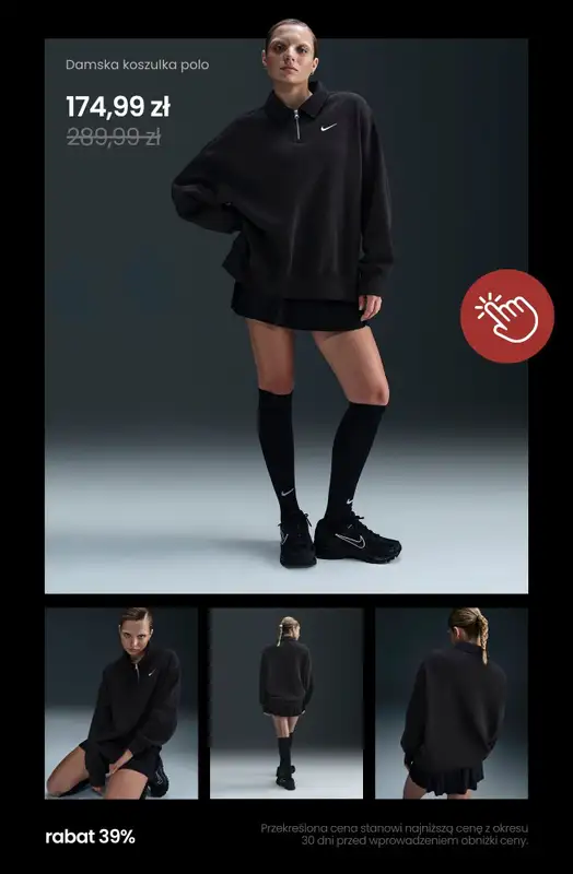 NIKE - gazetka promocyjna Wyprzedaż ubrań do -50% od poniedziałku 07.04  - strona 10