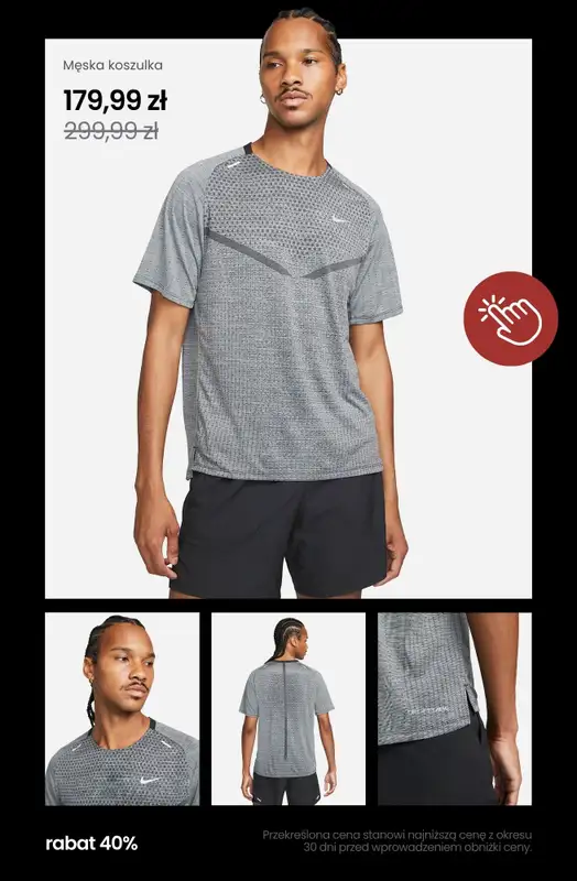 NIKE - gazetka promocyjna Wyprzedaż ubrań do -50% od poniedziałku 07.04  - strona 18