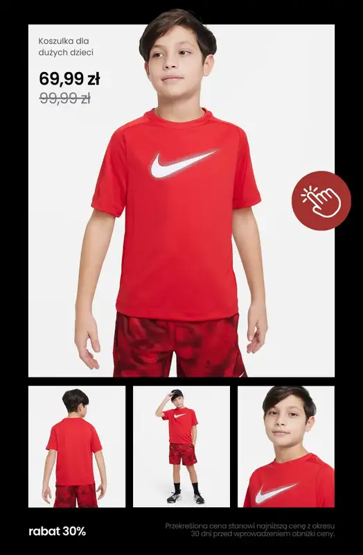NIKE - gazetka promocyjna Wyprzedaż ubrań do -50% od poniedziałku 07.04  - strona 13