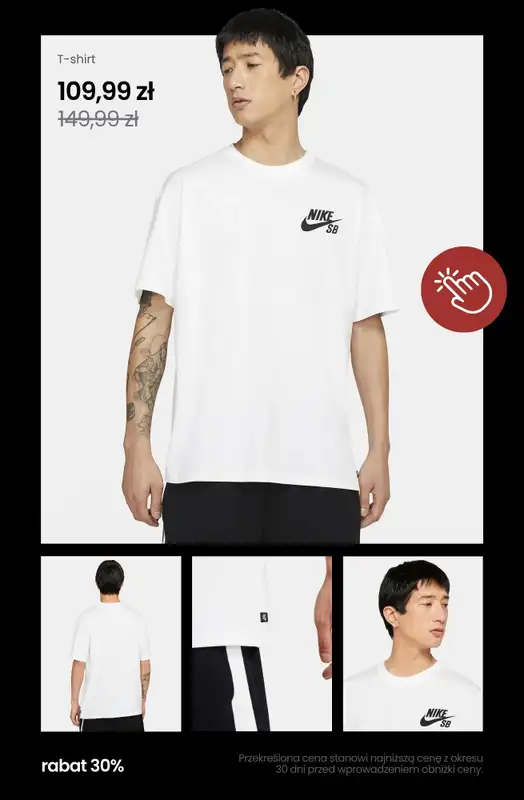 NIKE - gazetka promocyjna Wyprzedaż ubrań do -50% od poniedziałku 07.04  - strona 16