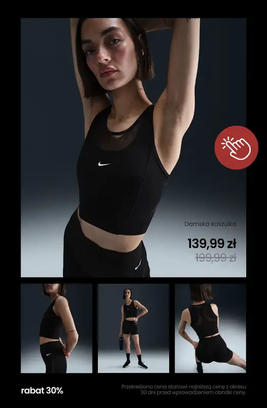 NIKE - gazetka promocyjna Wyprzedaż ubrań do -50% od poniedziałku 07.04  - strona 23