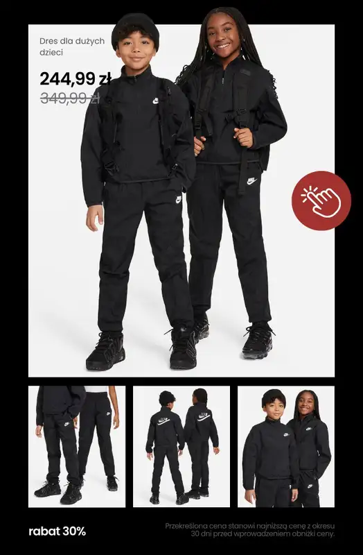 NIKE - gazetka promocyjna Wyprzedaż ubrań do -50% od poniedziałku 07.04  - strona 21