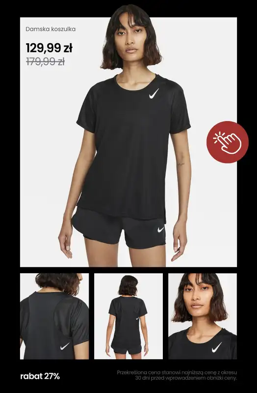 NIKE - gazetka promocyjna Wyprzedaż ubrań do -50% od poniedziałku 07.04  - strona 5