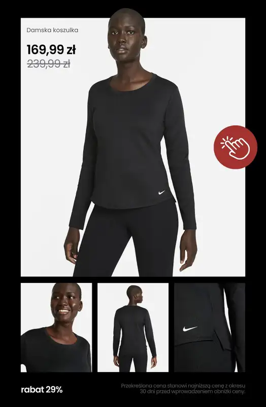 NIKE - gazetka promocyjna Wyprzedaż ubrań do -50% od poniedziałku 07.04  - strona 12