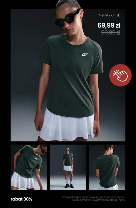 NIKE - gazetka promocyjna Wyprzedaż ubrań do -50% od poniedziałku 07.04  - strona 9