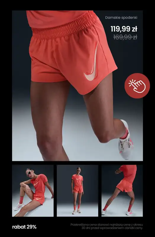 NIKE - gazetka promocyjna Wyprzedaż ubrań do -50% od poniedziałku 07.04  - strona 4