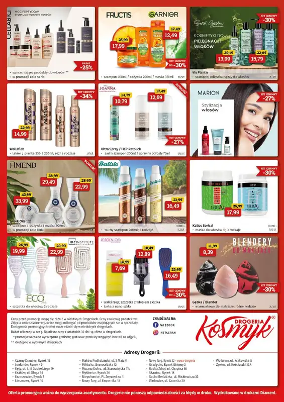 Drogeria Kosmyk - gazetka promocyjna Gazetka od wtorku 08.04 do środy 30.04 - strona 4
