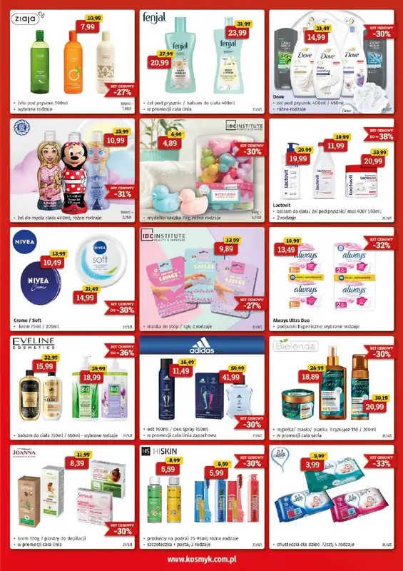 Drogeria Kosmyk - gazetka promocyjna Gazetka od wtorku 08.04 do środy 30.04 - strona 3