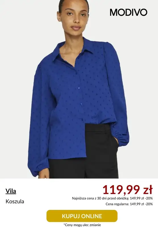 Modivo - gazetka promocyjna -20% przy zakupach za min. 399 zł MODIVO DAYS od wtorku 08.04 do środy 16.04 - strona 9