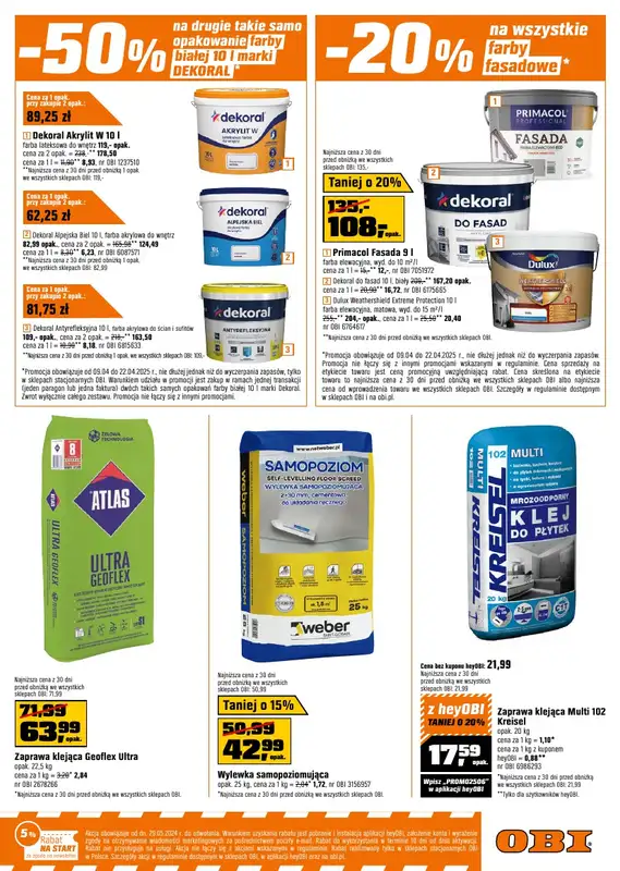 OBI - gazetka promocyjna Gazetka od środy 09.04 do wtorku 22.04 - strona 13