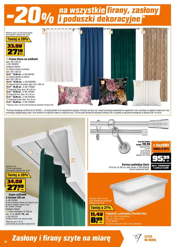 OBI - gazetka promocyjna Gazetka od środy 09.04 do wtorku 22.04 - strona 10