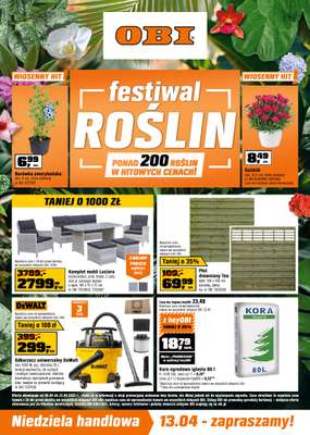 OBI - gazetka promocyjna Gazetka od środy 09.04 do wtorku 22.04
