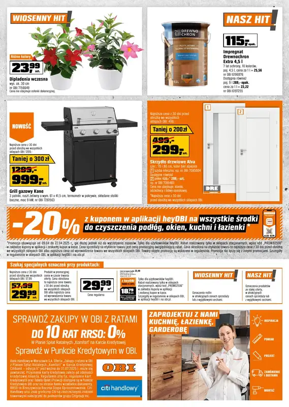 OBI - gazetka promocyjna Gazetka od środy 09.04 do wtorku 22.04 - strona 16