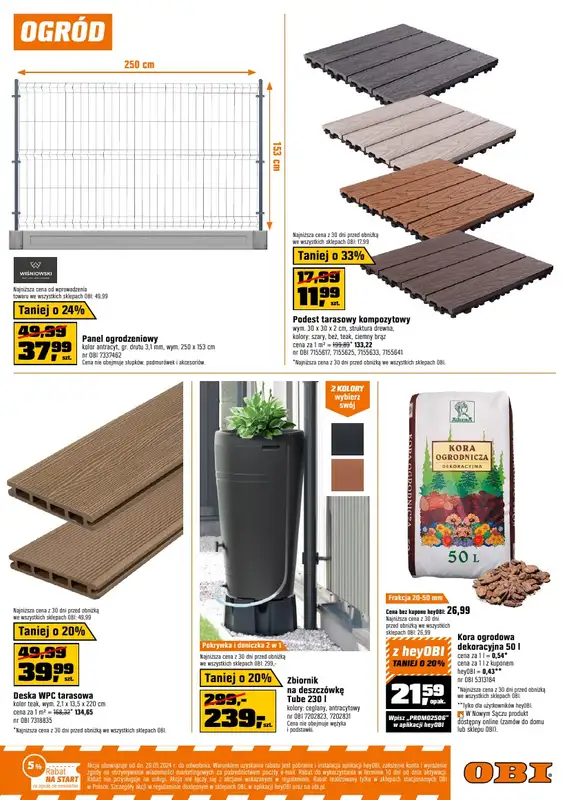 OBI - gazetka promocyjna Gazetka od środy 09.04 do wtorku 22.04 - strona 5