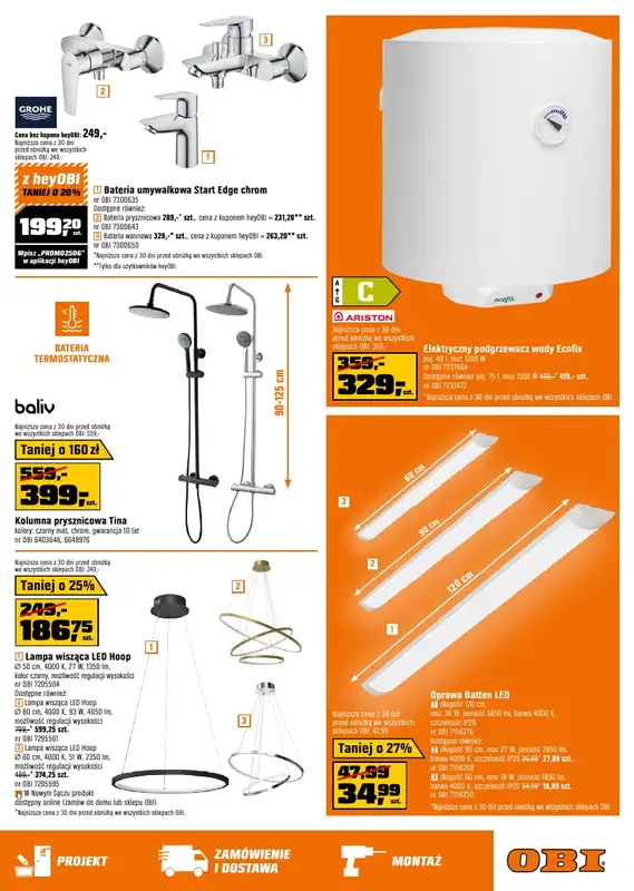 OBI - gazetka promocyjna Gazetka od środy 09.04 do wtorku 22.04 - strona 15