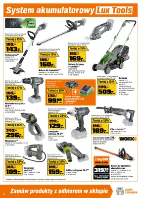 OBI - gazetka promocyjna Gazetka od środy 09.04 do wtorku 22.04 - strona 6 OBI - gazetka promocyjna Gazetka od środy 09.04 do wtorku 22.04 - strona 6