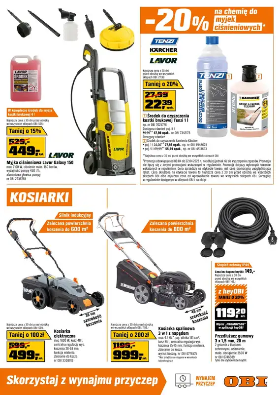 OBI - gazetka promocyjna Gazetka od środy 09.04 do wtorku 22.04 - strona 7