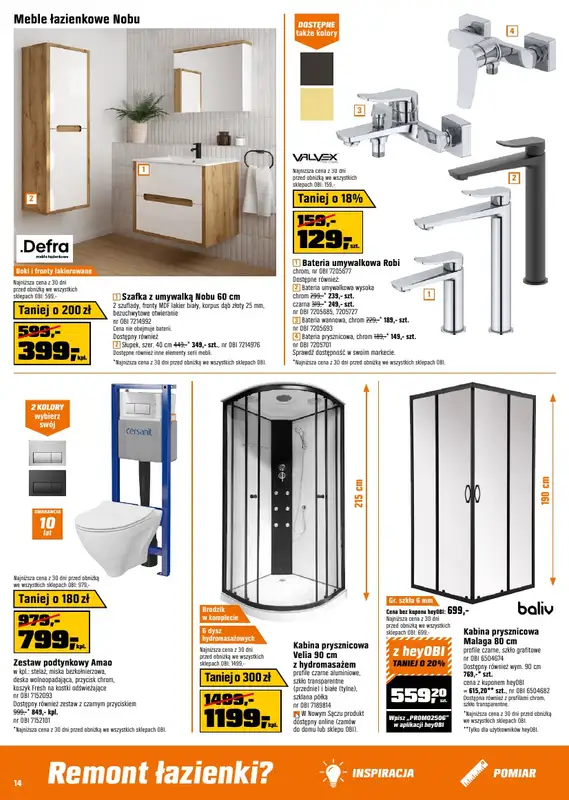 OBI - gazetka promocyjna Gazetka od środy 09.04 do wtorku 22.04 - strona 14