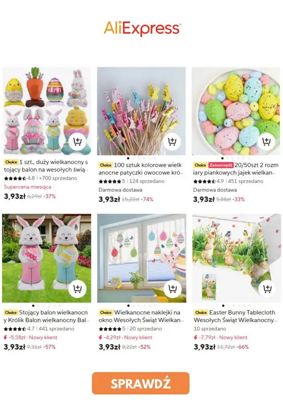 AliExpress - gazetka promocyjna Ozdoby na Wielkanoc od środy 09.04  - strona 2
