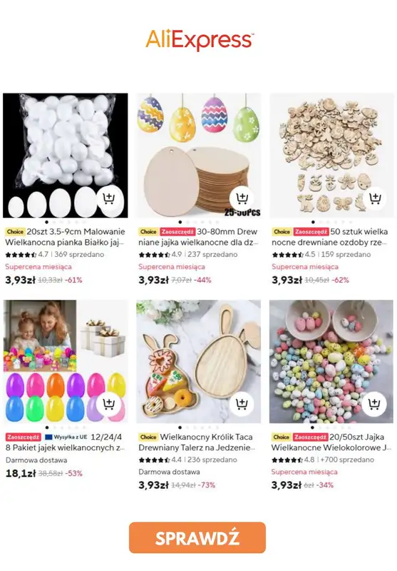 AliExpress - gazetka promocyjna Ozdoby na Wielkanoc od środy 09.04  - strona 4