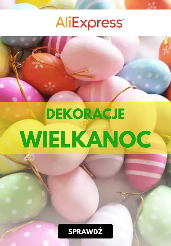 AliExpress - gazetka promocyjna Ozdoby na Wielkanoc od środy 09.04 