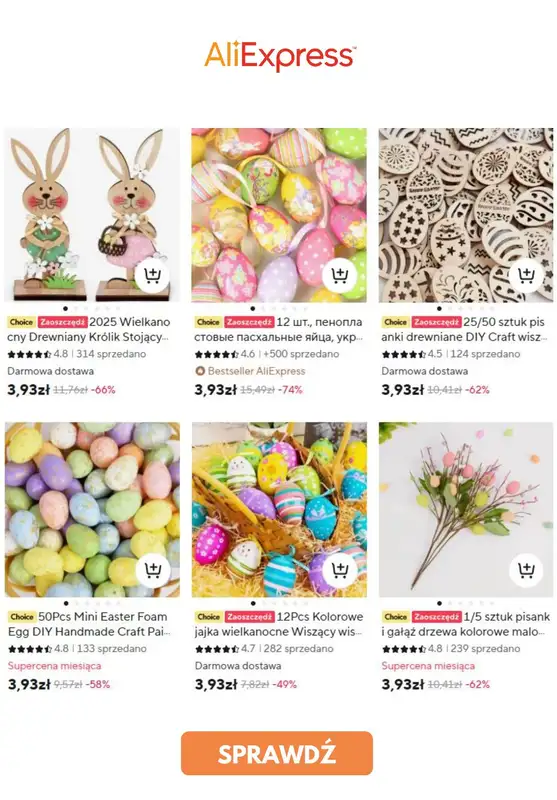 AliExpress - gazetka promocyjna Ozdoby na Wielkanoc od środy 09.04  - strona 5