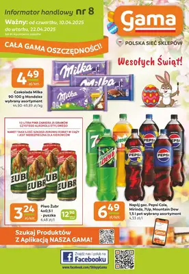 Gama - gazetka promocyjna Gazetka od czwartku 10.04 do wtorku 22.04