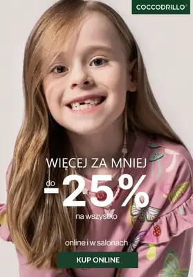 Coccodrillo - gazetka promocyjna Do -25% na wszystko od środy 09.04 do wtorku 15.04