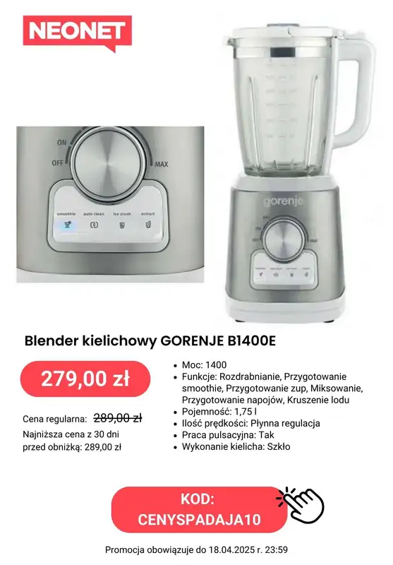 NEONET - gazetka promocyjna Wielkanocne okazje od środy 09.04 do piątku 18.04 - strona 4