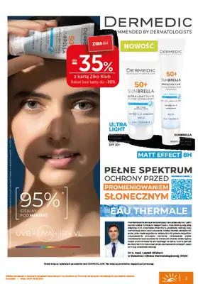 Ziko Dermo - gazetka promocyjna Gazetka Oferta słoneczna od czwartku 10.04 do środy 28.05 - strona 3