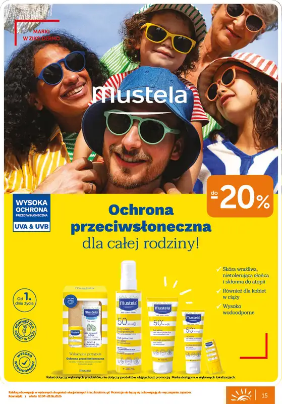 Ziko Dermo - gazetka promocyjna Gazetka Oferta słoneczna od czwartku 10.04 do środy 28.05 - strona 15