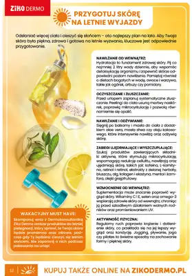 Ziko Dermo - gazetka promocyjna Gazetka Oferta słoneczna od czwartku 10.04 do środy 28.05 - strona 12