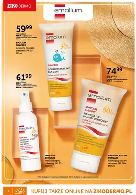 Ziko Dermo - gazetka promocyjna Gazetka Oferta słoneczna od czwartku 10.04 do środy 28.05 - strona 4