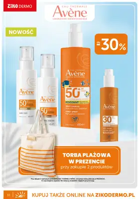 Ziko Dermo - gazetka promocyjna Gazetka Oferta słoneczna od czwartku 10.04 do środy 28.05 - strona 10