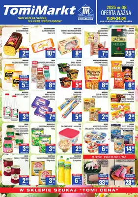 Tomi Markt - gazetka promocyjna Gazetka od piątku 11.04 do czwartku 24.04