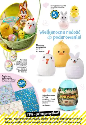Tedi - gazetka promocyjna Wielkanocna radość z Tedim! od czwartku 10.04 do czwartku 10.04