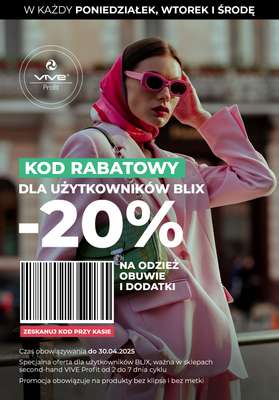 Vive Profit - gazetka promocyjna Gazetka od piątku 11.04 do środy 30.04