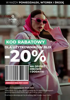 Vive Profit - gazetka promocyjna Gazetka od piątku 11.04 do środy 30.04