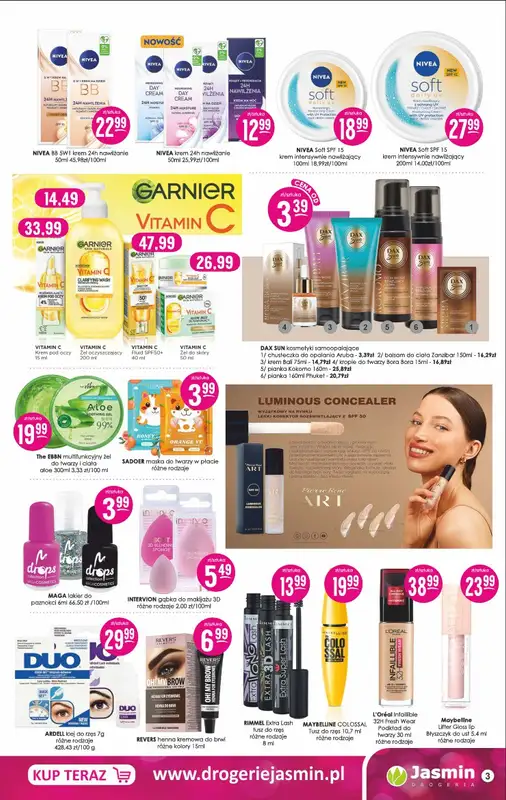 Drogerie Jasmin - gazetka promocyjna Gazetka od poniedziałku 14.04 do środy 30.04 - strona 3