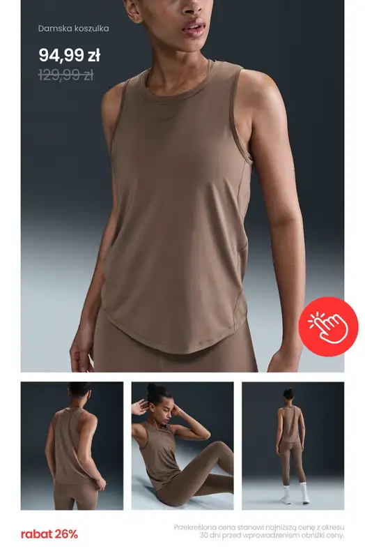 NIKE - gazetka promocyjna Do -30% nowe produkty do wyprzedaży od poniedziałku 14.04 do niedzieli 20.04 - strona 19